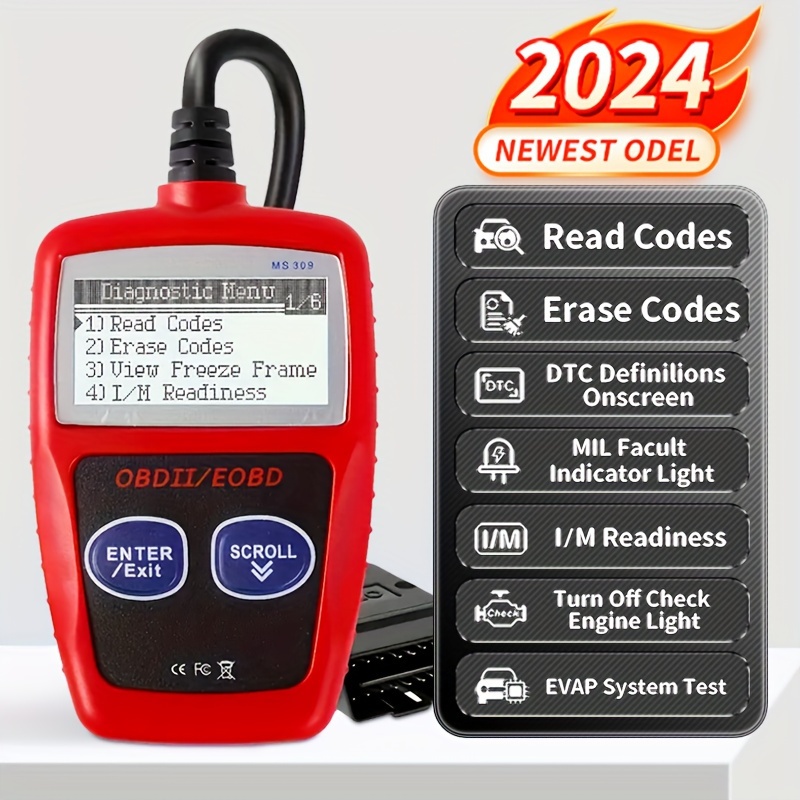 ANCEL ELM327 V1.5 Wireless Code Reader Bluetooth OBD Scanner EOBD OBD2  Scanner Read Clear Trouble Codes Check Engine Light OBDII Car Scanner