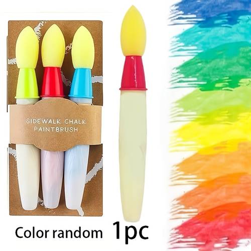 sidewalk chalk paint brush 1pc and 2pcs ground painting tool random color exquisite gift