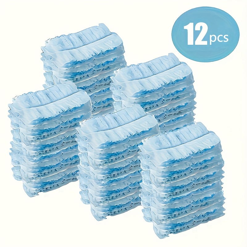 TEMU 12/24pcs Pack Electrostatic Cleaning Cloths Suitable For Crevice, Electronics, Blinds, Ceiling Fans, Cars, Offices & Kitchens - Powerful Static