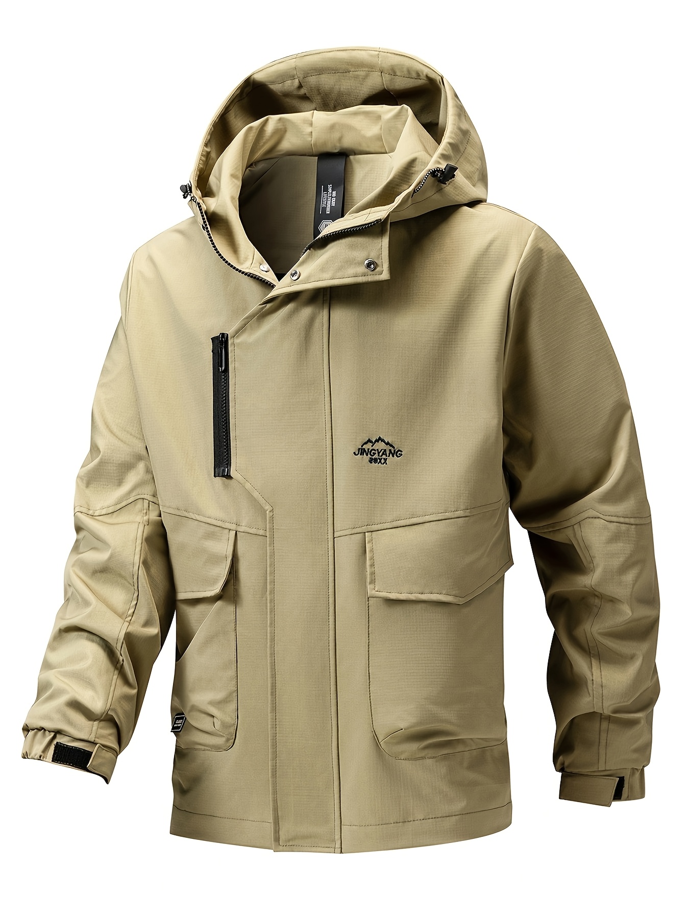 plus size men's jacket spring autumn loose fitting Temu Saudi Arabia