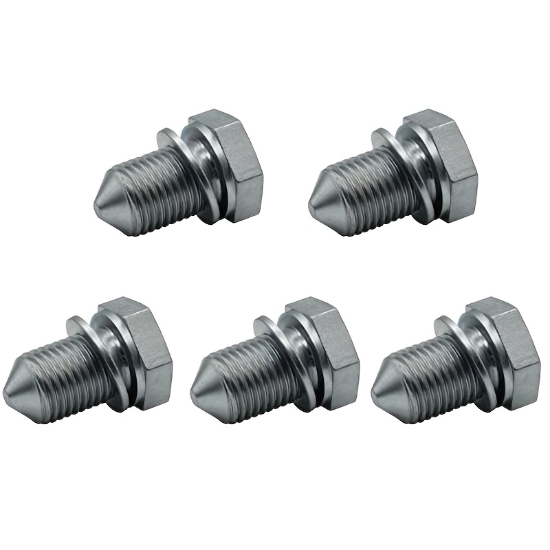 TEMU 5pcs M14x1.5 Oil Drain Bolts For , Suitable For , For , , Seat (n90813202 N90813201)