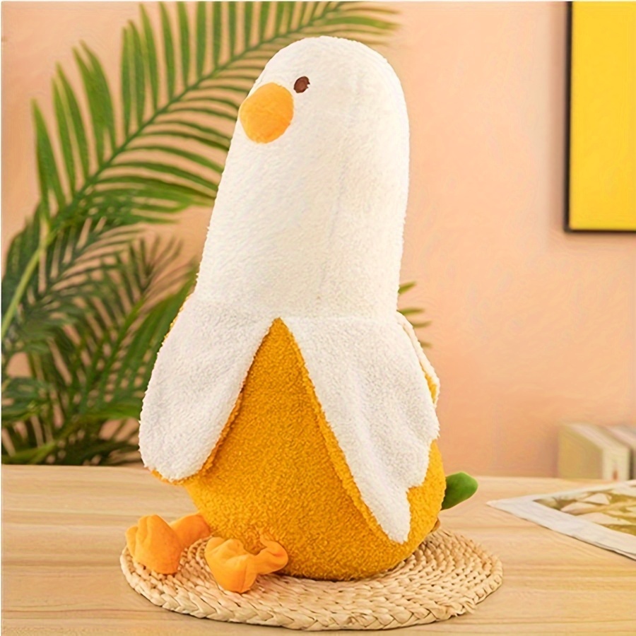 Banana Duck Plush Toy Cute Banana Duck Stuffed Animals Plushies Duck Stuffed  Animals Cute Sleeping Pillows Gifts for Girls Teens (White, 19.7in/50cm) -  Yahoo Shopping