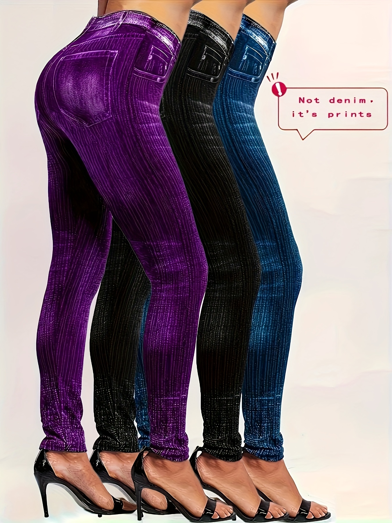 purple jeans for women sold on Temu United States