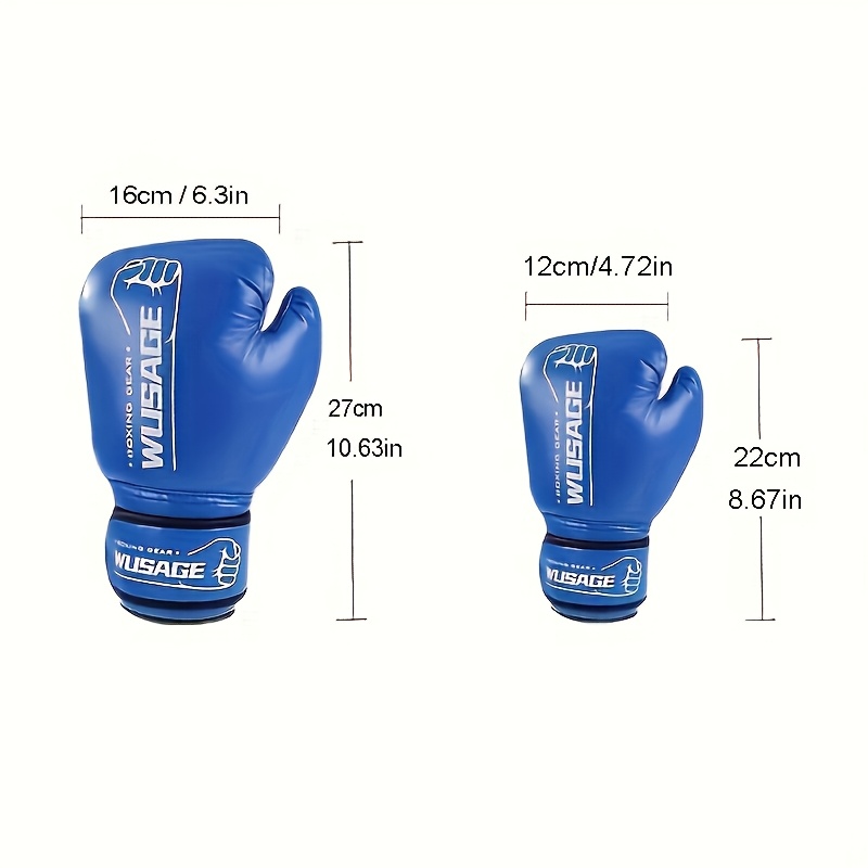 A Pair of Boxing Gloves in Black, Red, And Blue, Suitable for Both Male And Female Beginners As Well As Advanced Boxers for Training