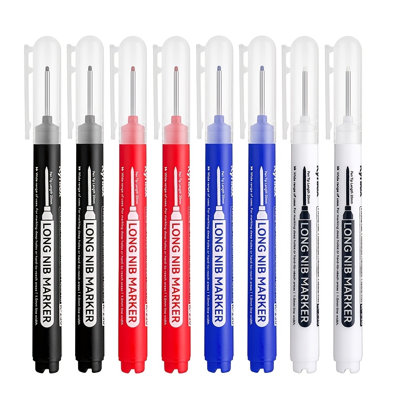 TEMU 4/8 a punta profonda, 20 mm di lunghezza, permanenti ad asciugatura rapida per multi-superficie - legno, metallo, plastica e - colori assortiti