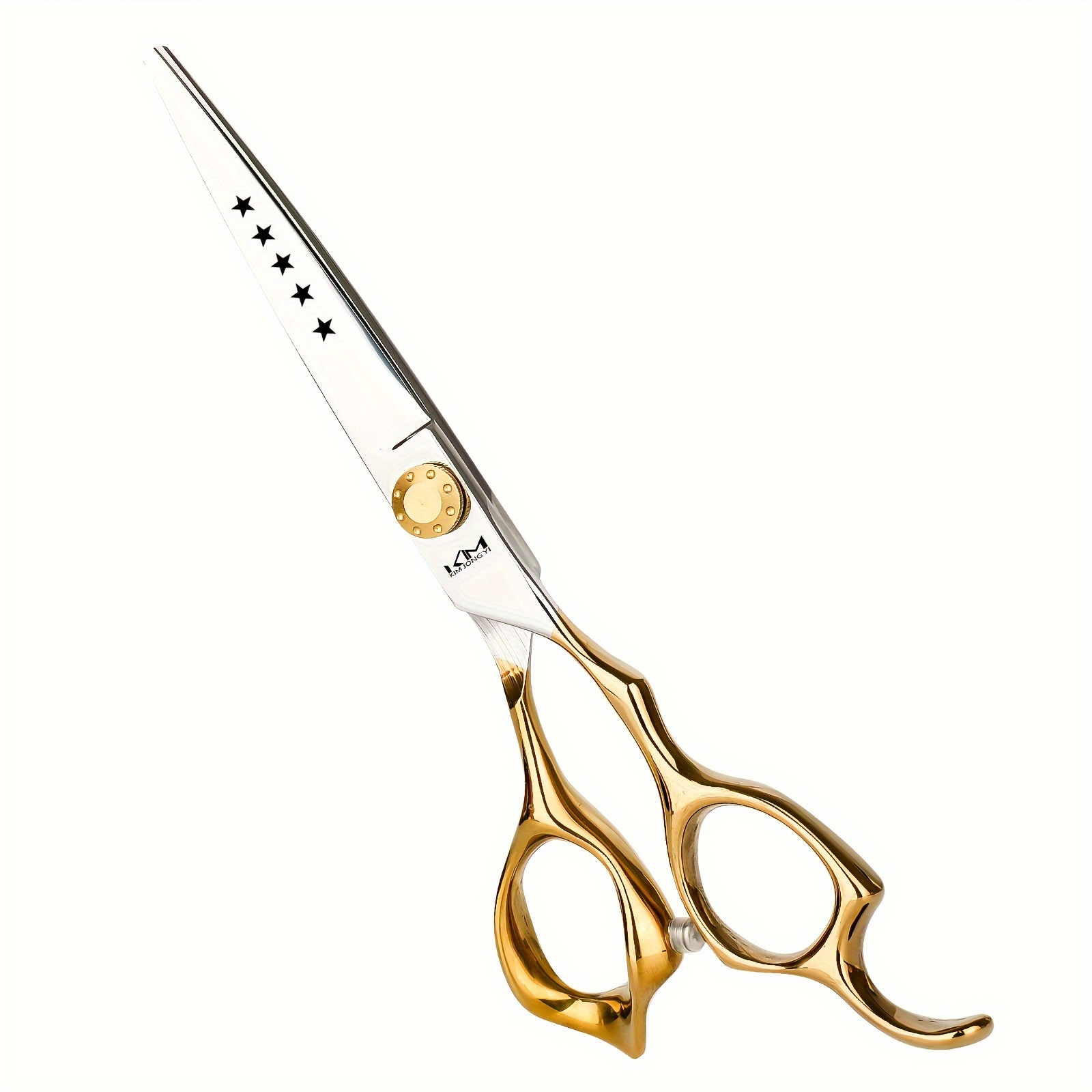 

Kim 6.5 Inch Professional Hair Shears - Unisex-adult Right Hand Texturizing Scissors With Razor Sharp Stainless Steel Blades For Enhancing, Suitable For Salon Hairdressers And Home Use