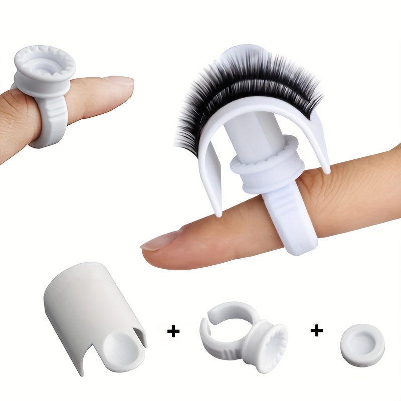 

Eyelashes Tools 3in 1 Grafting Eyelash U-shaped Splitter Close Row Eyelash Ring U Disk Eyelash Separator