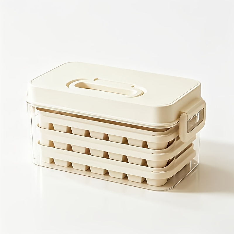 Quick-Release Ice Tray with Lid and Bin