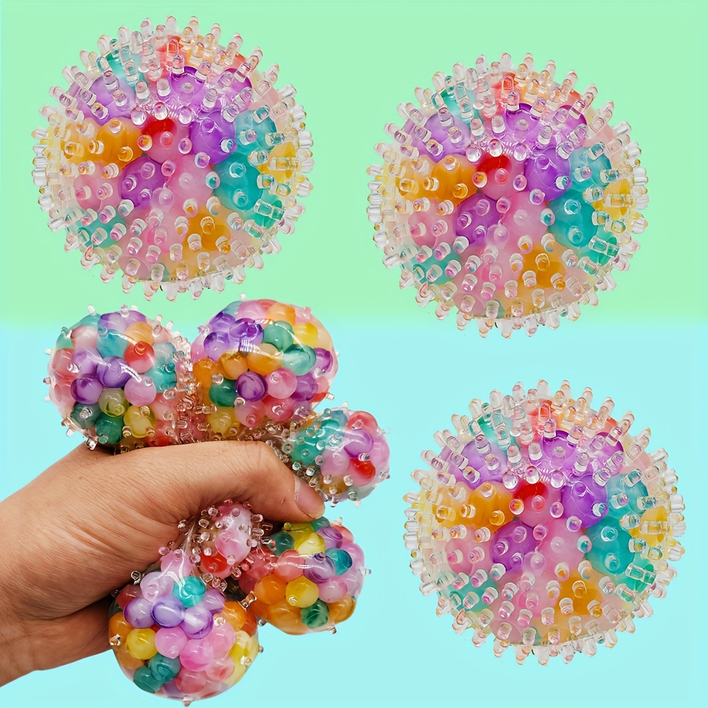 

1pc/3pcs Colorful Water Beads, Squishy Ball, Fidget Toys, Squeeze Balls Toys