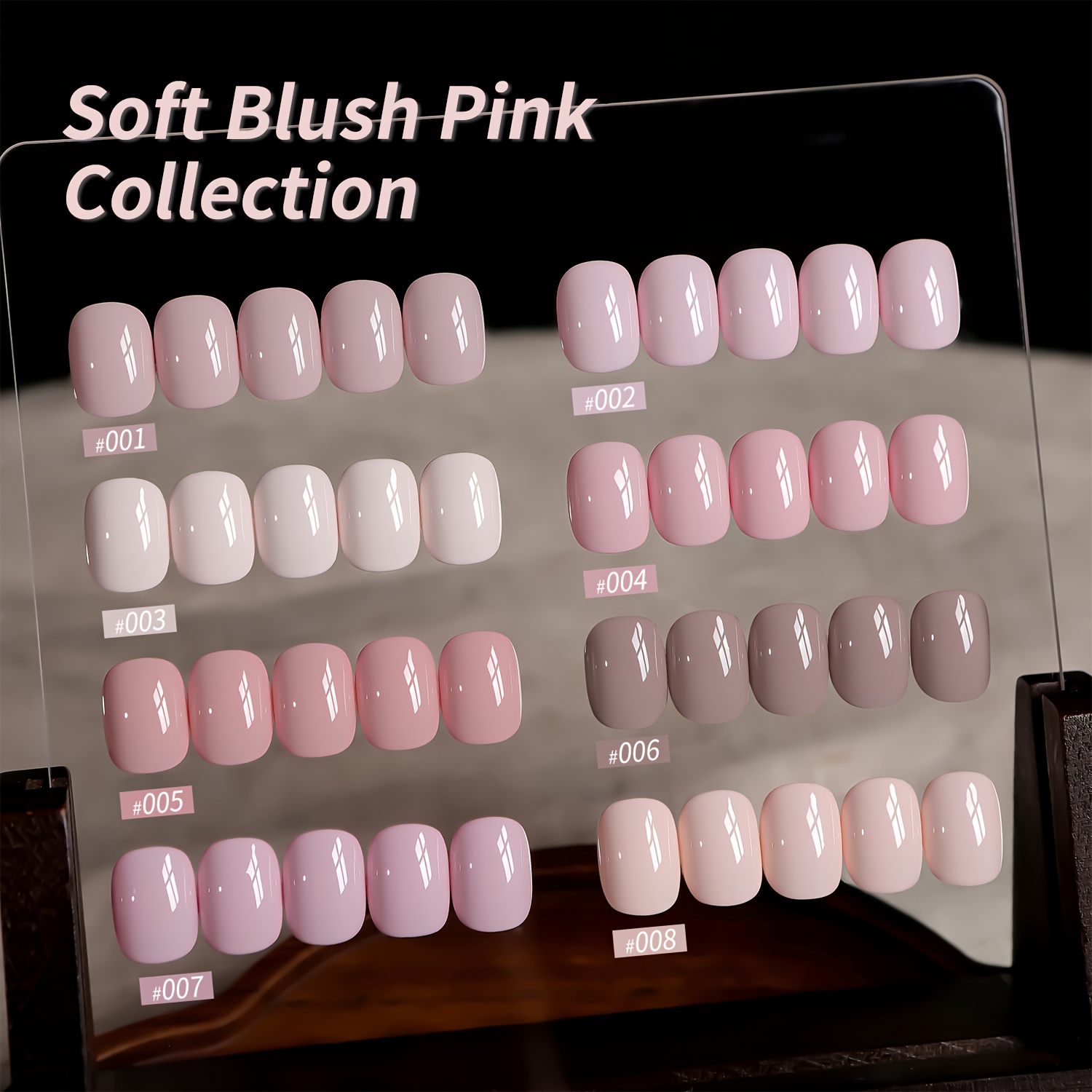 Temu – TEMU 8pcs 15ml Gel Nail Polish Set Semi Permanent Gel Polish Kits All For Manicure Kit Soak Off Led Vernis Nail Art Salon Gift For Women