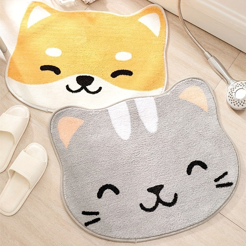

1pc - -slip Rug Pad For , , Bathroom - , Irregular , & , Pvc Backing, 100% Polyester, Decor (christmas, Halloween, Easter, , 's Day)