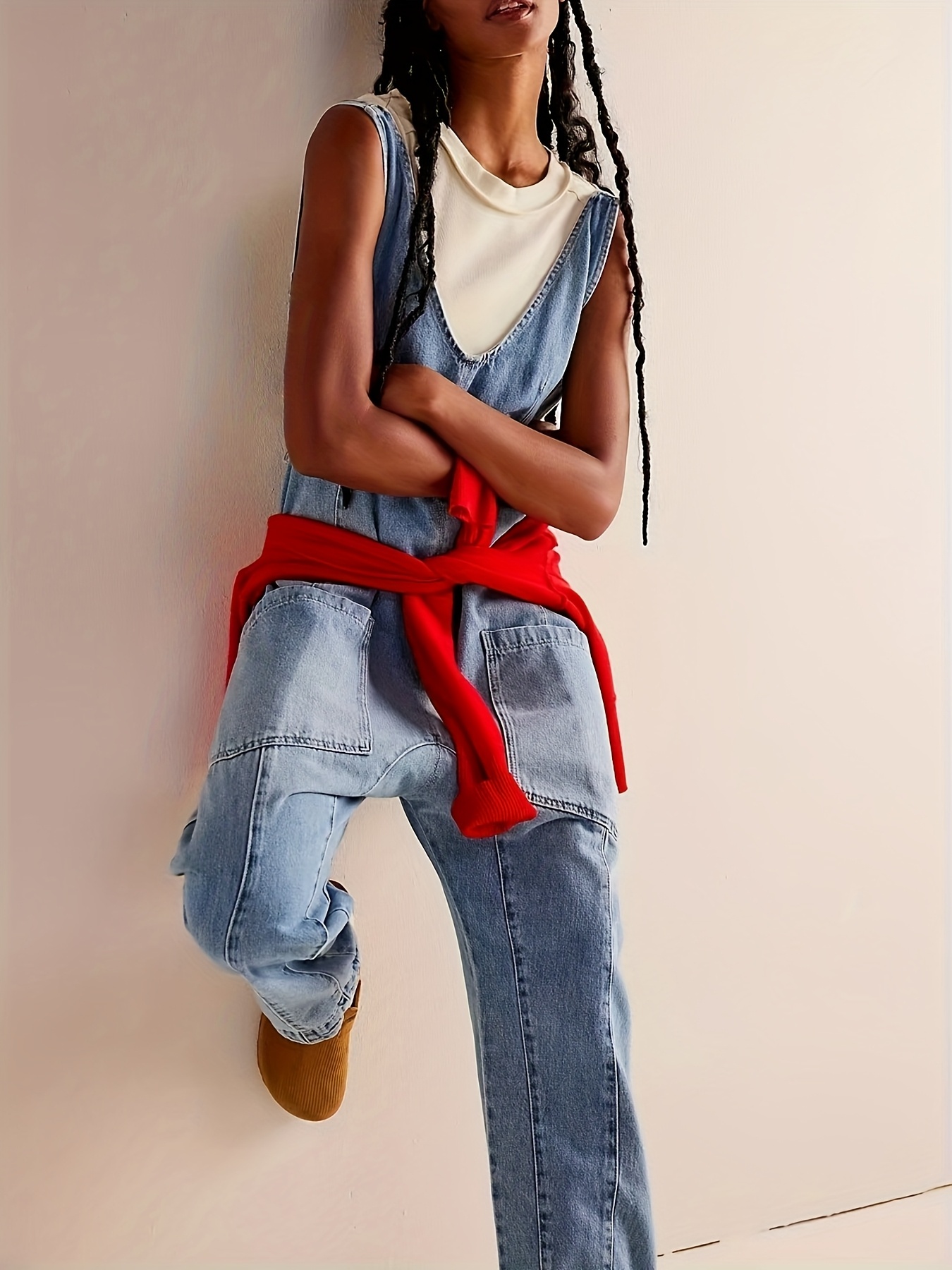 item picture casual and relaxed   denim overalls with a high waist designed to   fitting and flattering     and dates