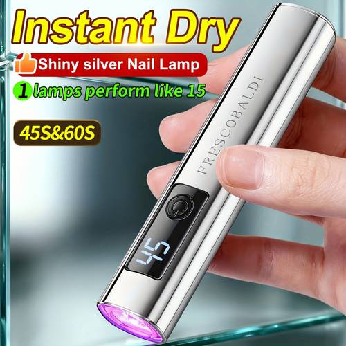 1pc mini rechargeable led nail lamp for gel nails quick nail leds gel polish nail lamp manicure tool rechargeable salon equipment