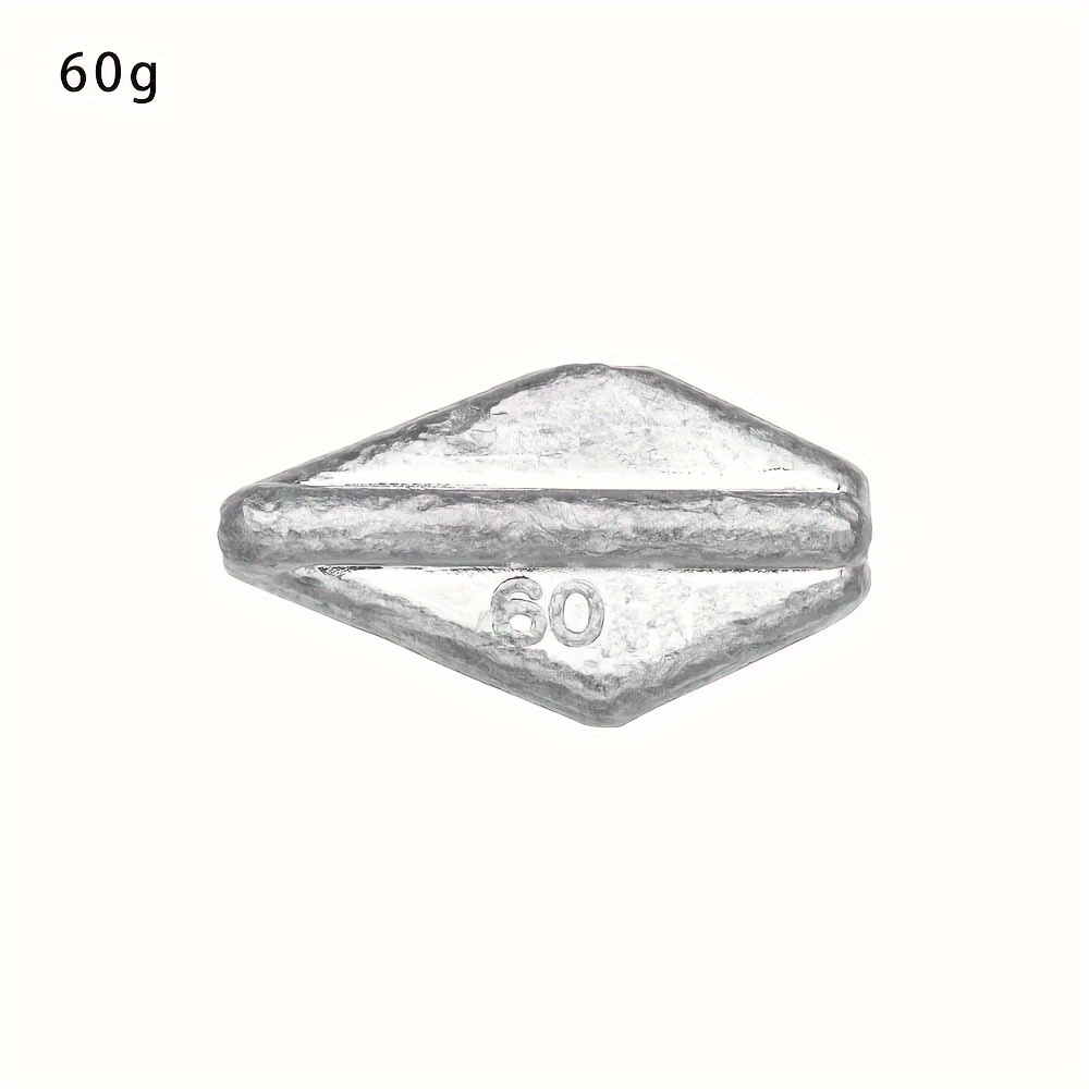 1pc Of Heavy Lead Sinker Fishing Weights Ranging From 40 To 120 Grams, In Options, Tongxin Flat Pendant Fishing Tools For Outdoor Freshwater Use