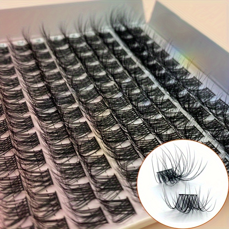 

Effortless , Easy Diy Fluffy Cluster Eyelashes Kit - 10 Of D-, 3d Volume Mink Lashes, , Reusable, 10-18mm Lengths, Curling Fluffy, Eyelashes, Diy, 3d Volume, Mink