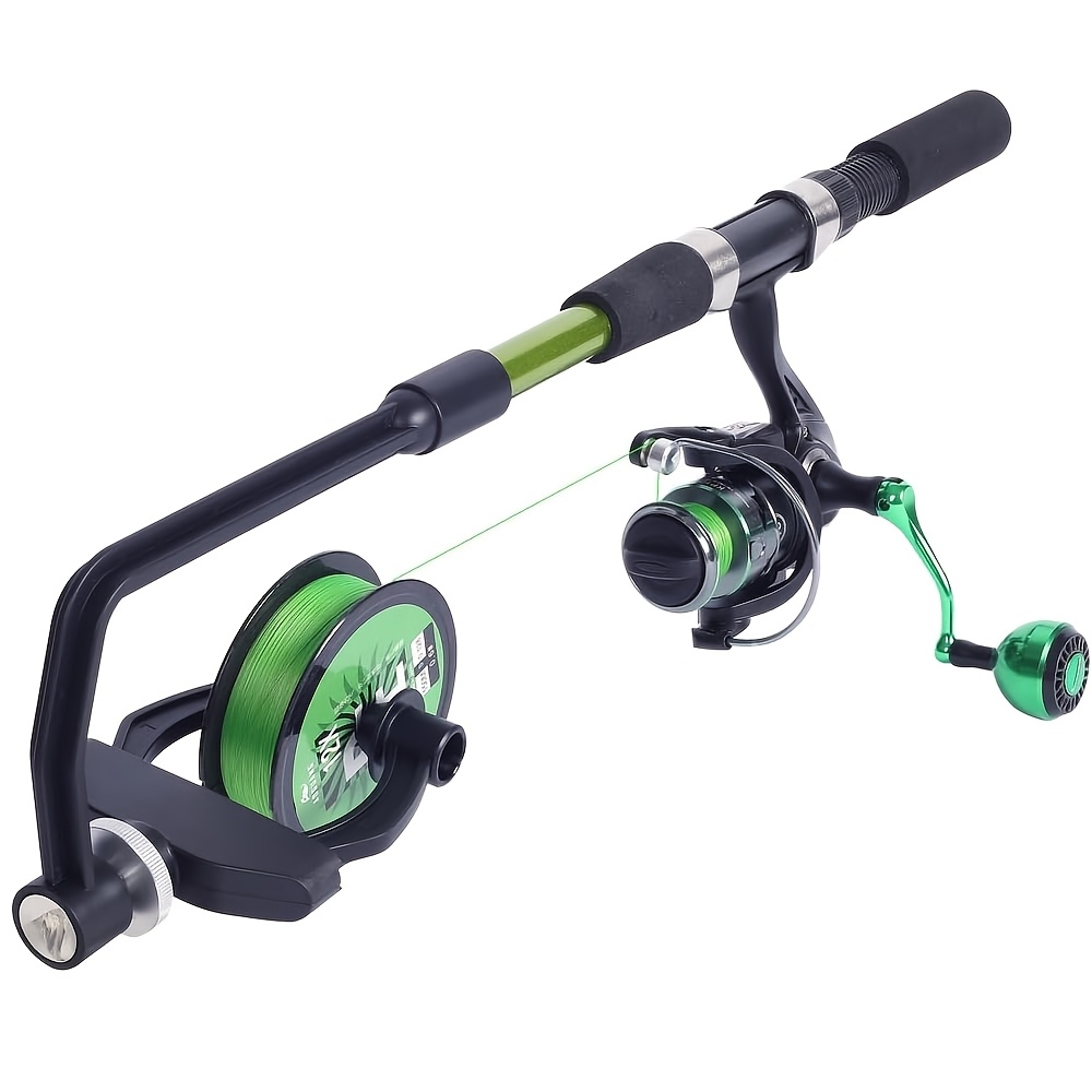item picture no line twist fishing line spooler adjustable portable reel winder spooling station for most fishing reels
