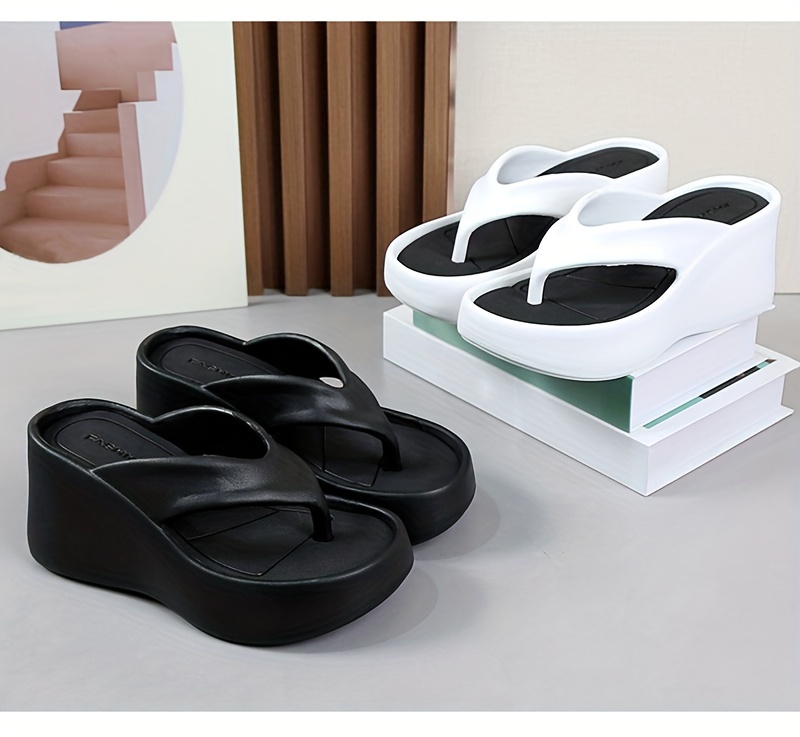 womens   flip flops with arch support casual slide sandals for indoor outdoor summer patio pool non slip eva sole Product details 20