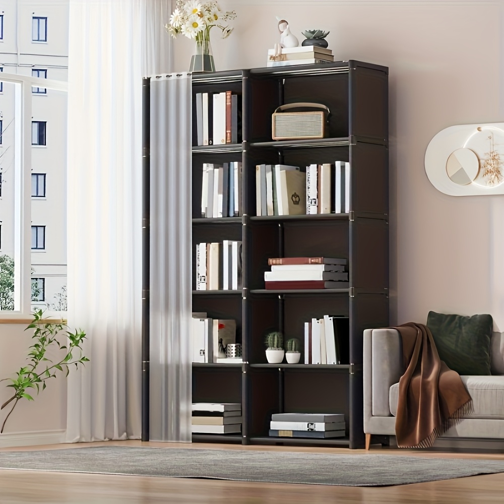 TEMU Multi Purpose Easy To Assemble Storage Rack, Shoe Rack, Household Storage Cabinet, Dust-proof Miscellaneous Goods Container, Suitable For Garages, Hotels, Offices, Classrooms, Rental Rooms, Racks