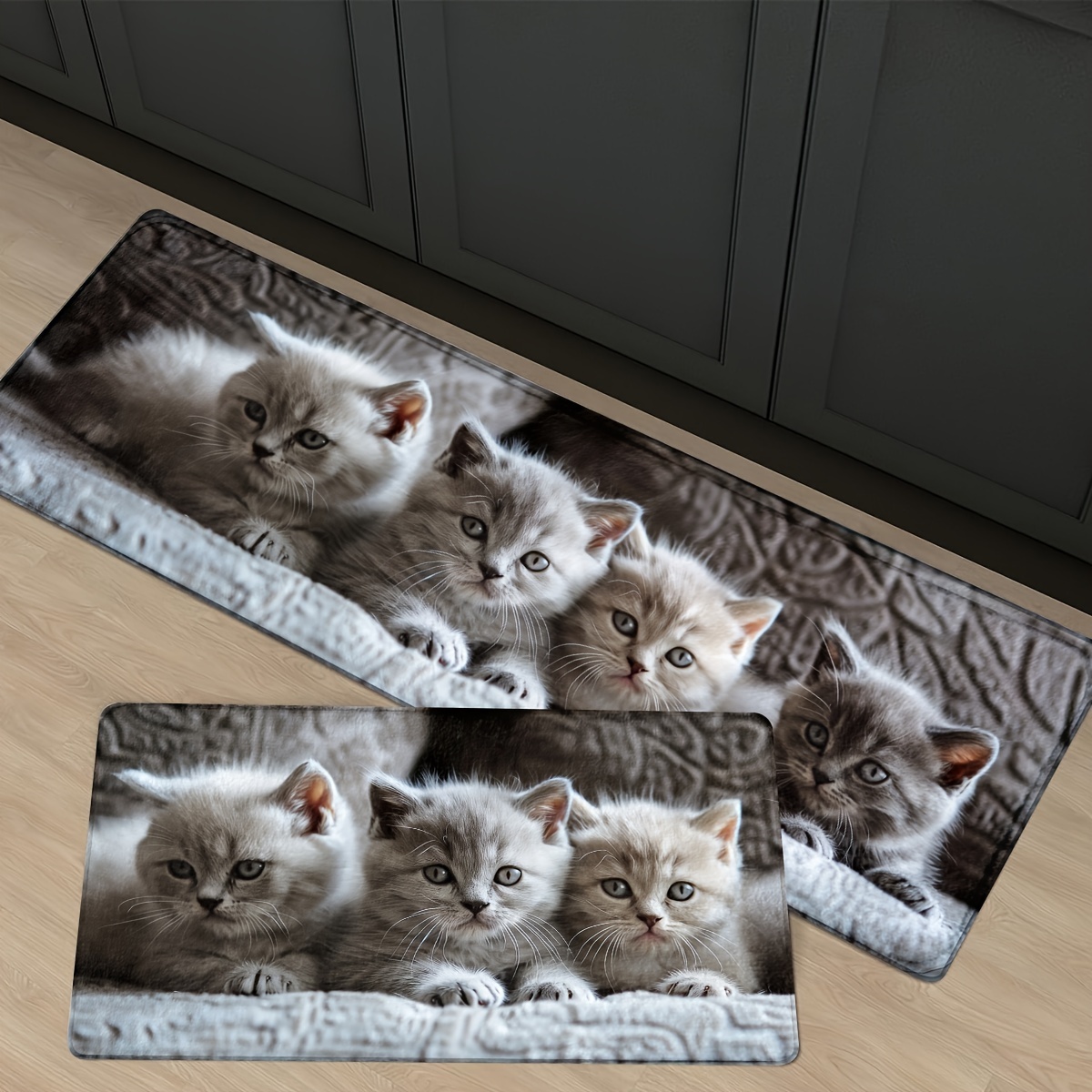 

Adorable British Shorthair Cat Door Mat - Non-slip, Washable Entrance Rug For Kitchen, Bathroom & Laundry Room