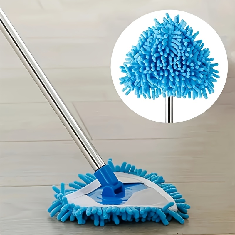 4pcs   cleaning mop with telescopic handle suitable for dusting ceilings   in living rooms bedrooms outdoors bathrooms and kitchens no dead   resin head plastic manual operation ideal christmas and Product details 1
