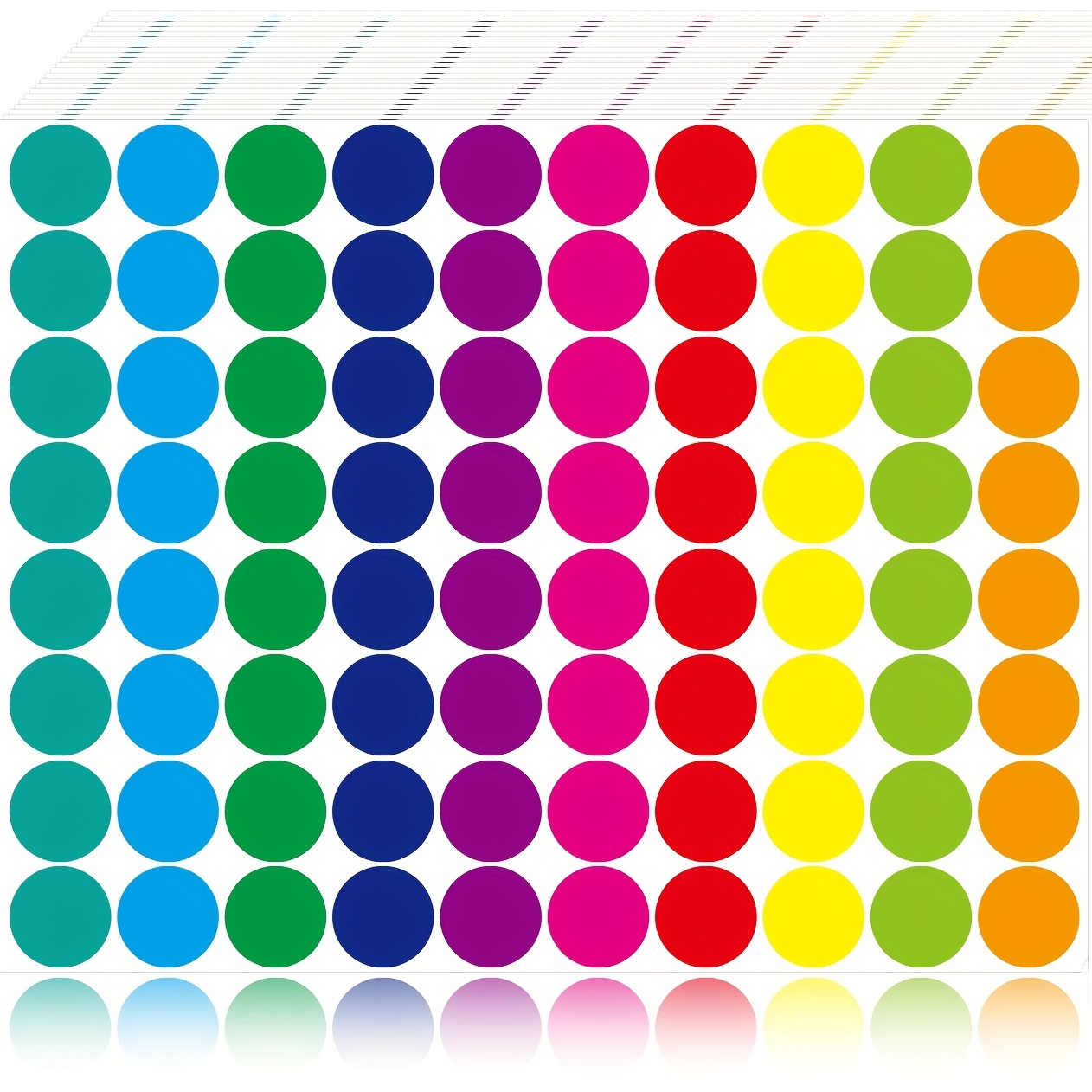 20Pcs 1 to 50 Number Stickers Consecutive Number Stickers 1Inch Self Adhesive De