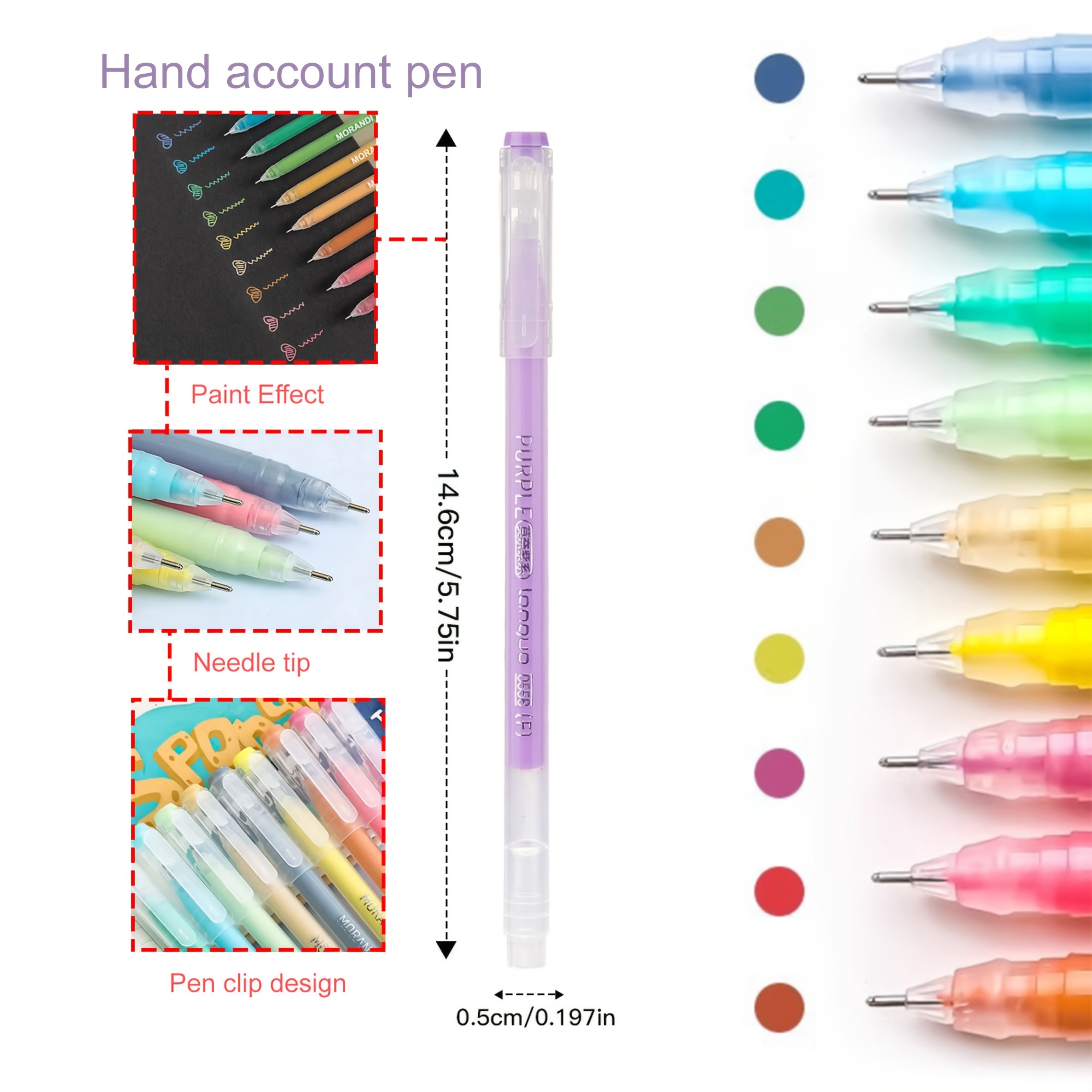 LANGUO 262pcs Colored Journal Pen Set for Writing and Art