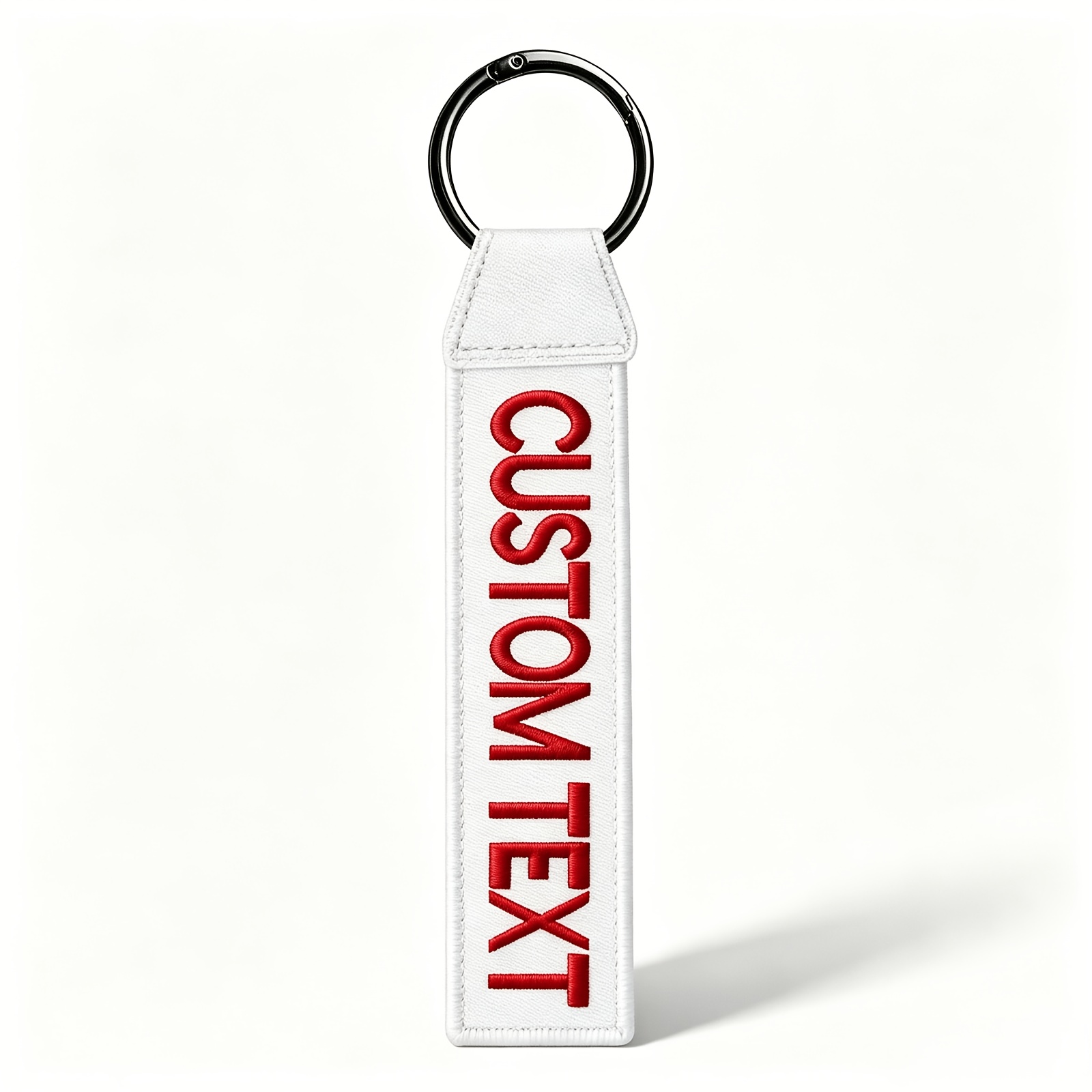 TEMU Etiqueta de equipaje personalizada (personalizada) con llavero de , etiqueta de llave bordada de cara, etiqueta de equipaje personalizada,