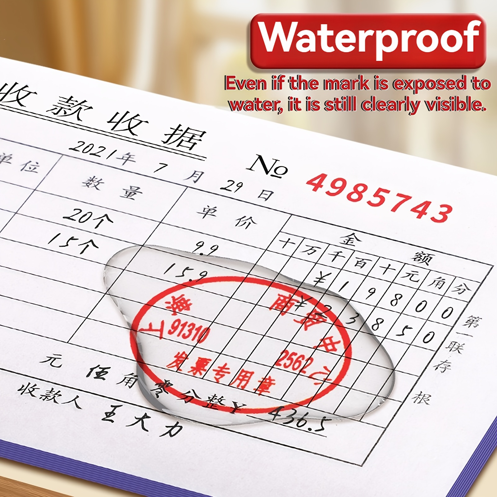 3pcs Set Iron Lid Ink Pad with 2 x 25ml Ink