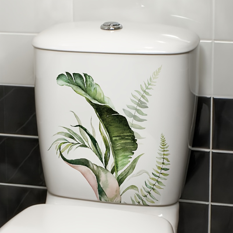 

1pc Hand- Green Toilet Stickers Toilet Toilet Lid Decoration Self-adhesive Self-adhesive Stickers