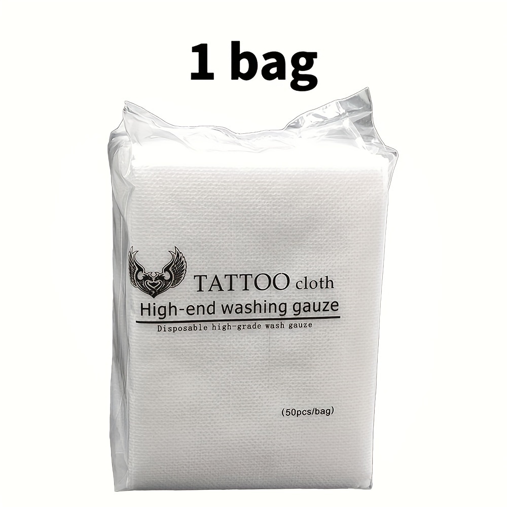 Image of 1/3 Bag, Tattoo Wipe Paper, Dry Wipes Towel Tissue, Body Art Permanent Makeup Removal Tissue, Tattoo Supplies For Spa And Home Use