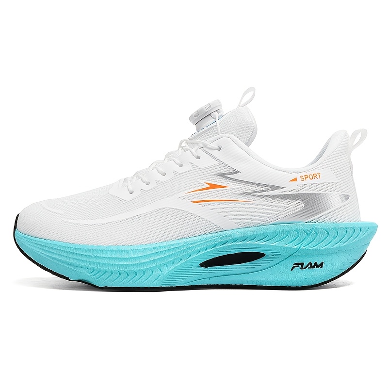 TEMU Flyrun 3.0 Carbon Plate Running Shoes Marathon Professional Racing Cushion Men's Shoes Athletic Casual Fashion Versatile Trendy Mesh Breathable