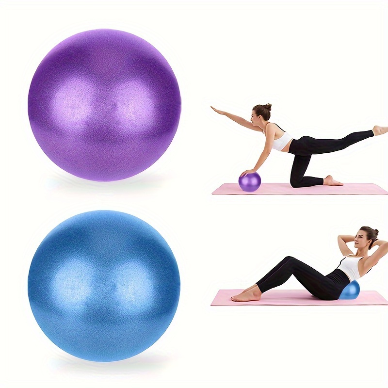 2pcs Thickened Explosion-proof Fitness Pilates Ball, 9.8in/25cm Yoga  Balance Ball, Perfect For Yoga, Pilates, Core Training, Physical Therapy