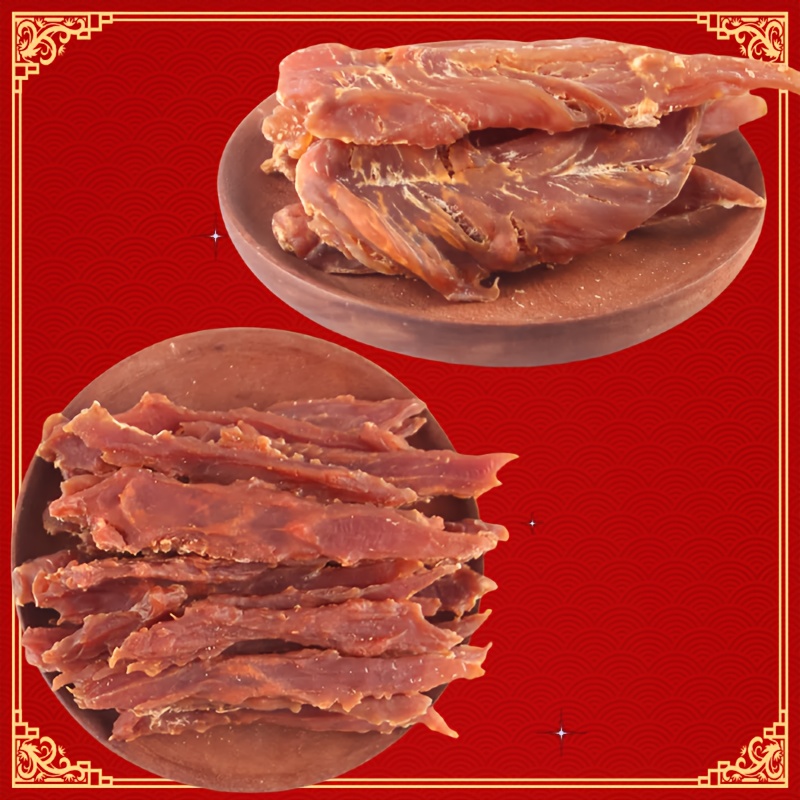 

30g Handmade Chicken & Duck Breast Jerky - Low-fat, Protein- Pet Snacks For , Ideal For Training & Play, With Santa & Design Bag