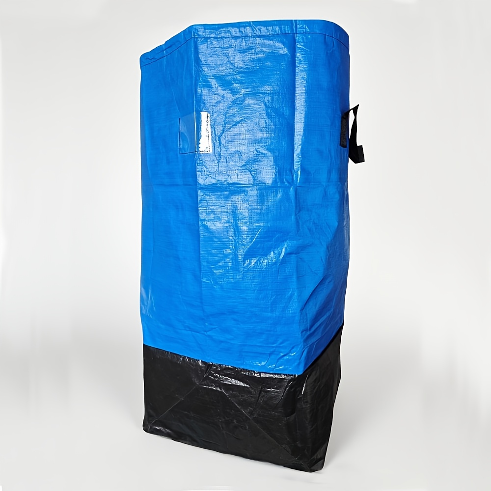 TEMU 1 Pack Heavy-duty Large Moving Bags Suitable For Clothes Bedding Household Storage, Foldable Durable Plastic Storage Organizers With Sturdy