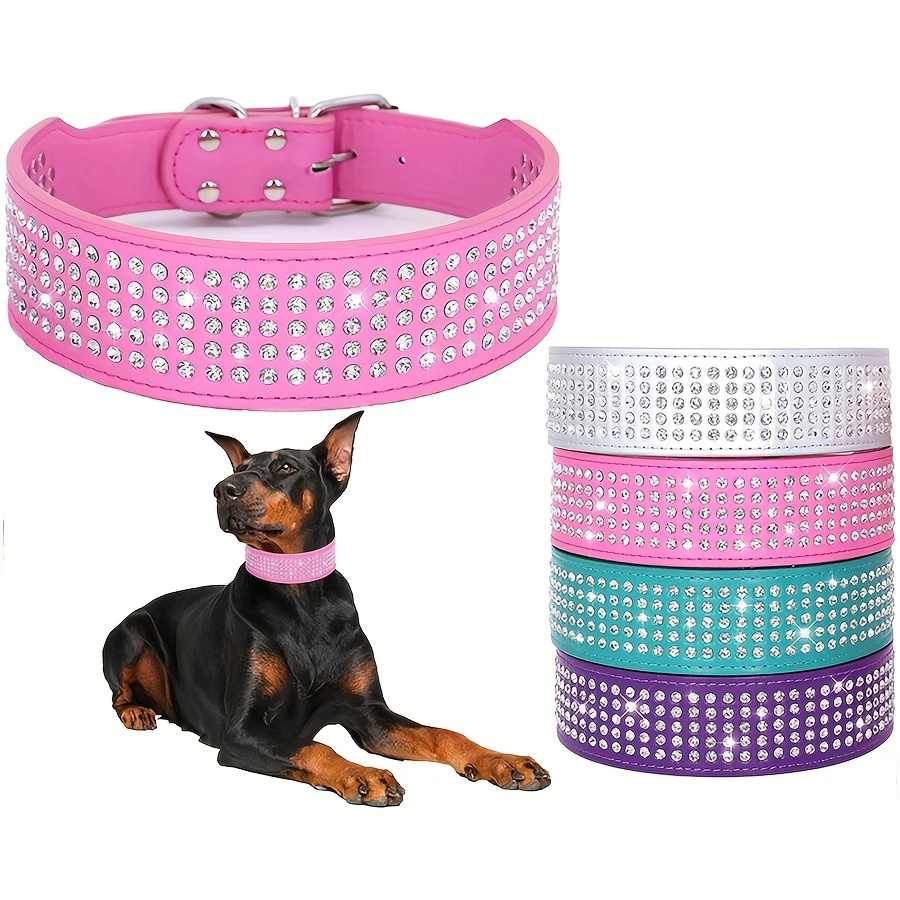 glitzerndes strass hundehalsband  breites halsband - Temu Switzerland