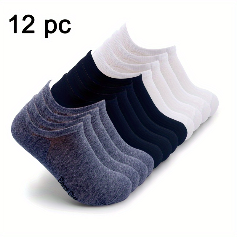 

12 Pairs No Show Socks For Men And Women - Ultra-comfortable, Breathable, And Perfect For Casual And Sports Wear, Womens Ankle Socks