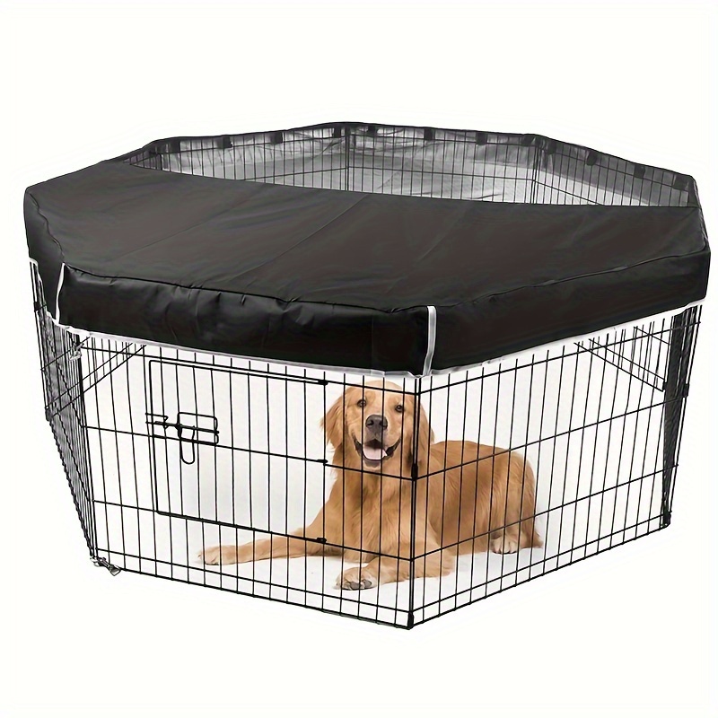 Pet Cage Cover Dog Cage Top Cover Indoor Outdoor Pet Fence - Temu