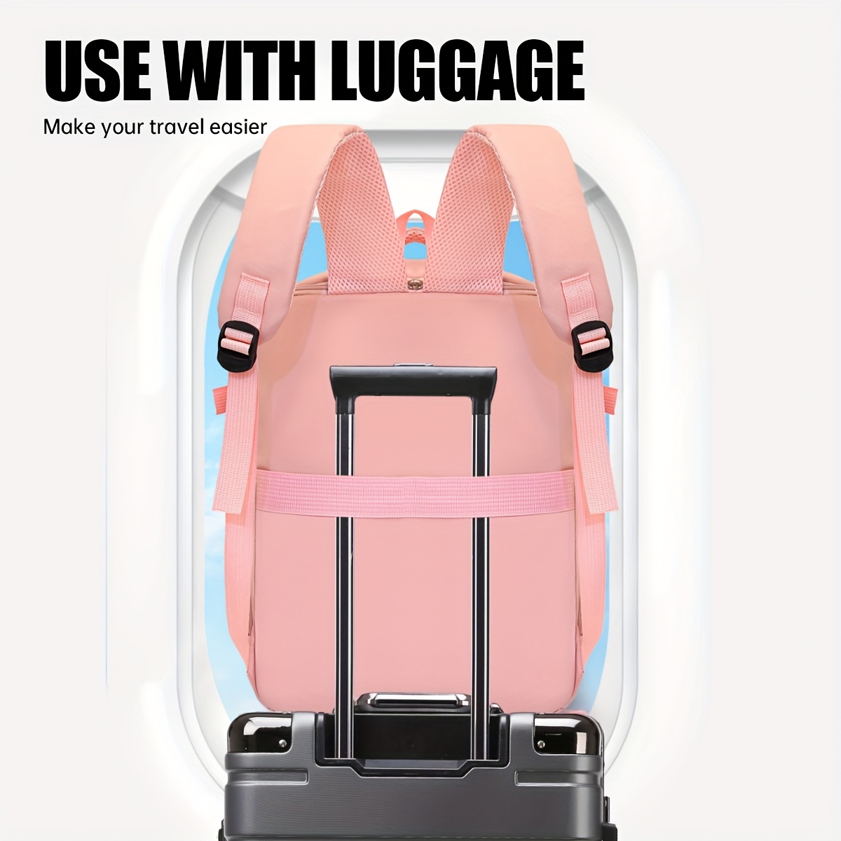 Mochila De Cabina Con Compresión Al Vacío - 40x20x30 Cm, Incluye Bomba Eléctrica, Impermeable, Ideal Para Viajes En Avión (Ryanair, EasyJet, Etc.)