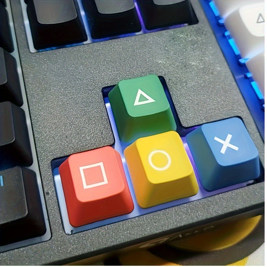 

Dye Sublimation Arrow Keys Dye Sublimation Color Yellow Black Red Mechanical Keyboard Keycap