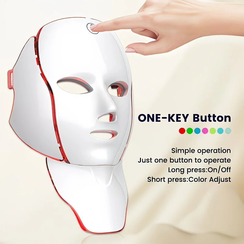 7 Color LED Facial Beauty Device for Face and Neck Care – detail 4