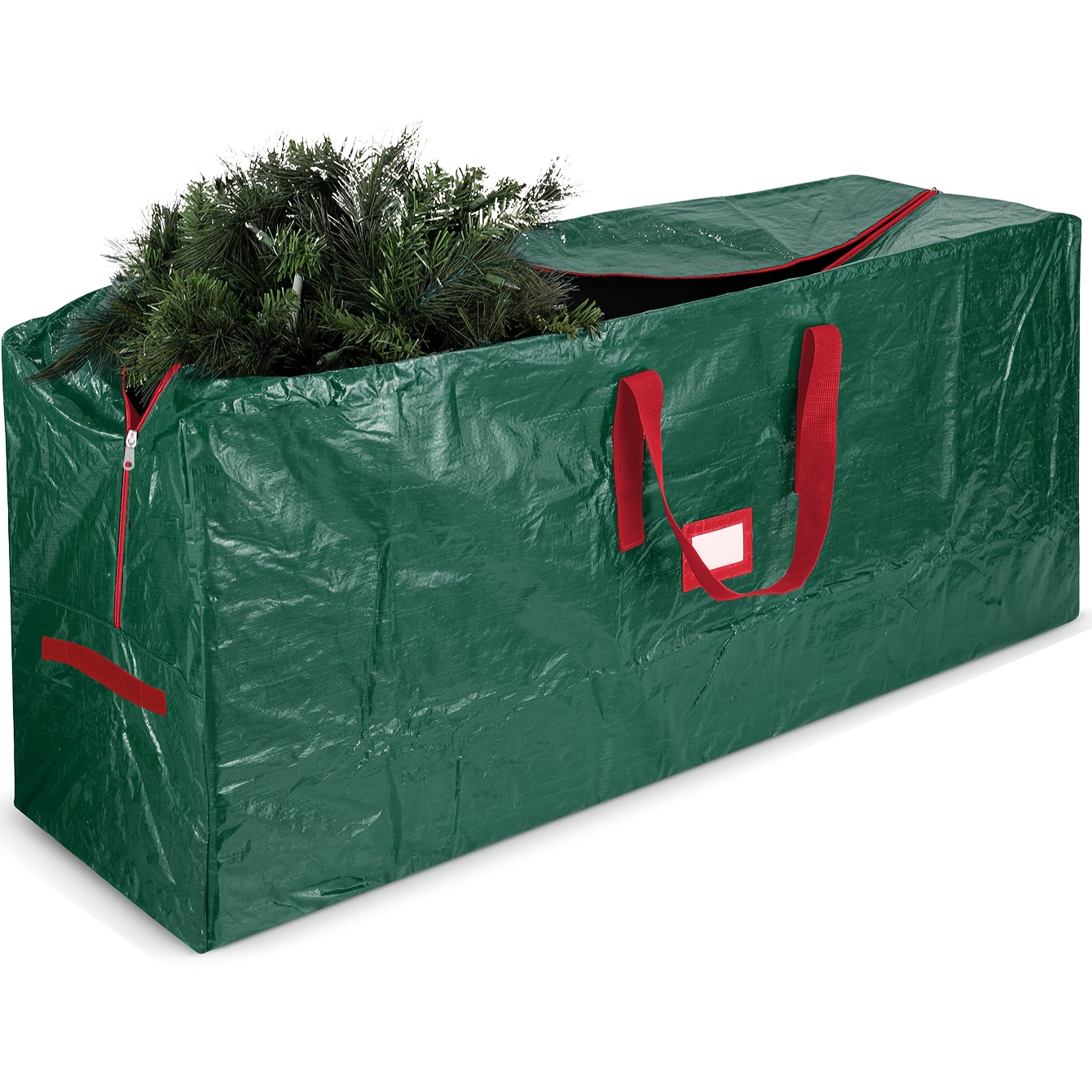 

Grande Capacité Sac De Rangement Pour Sapin De Noël Avec Fermetures Éclair Durables, Matériau Imperméable