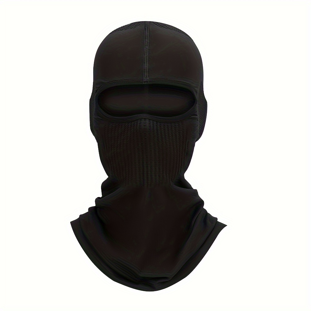 Image of Elastic Breathable Full Face Riding Mask Warm Balaclava Hat Motorcycle Bicycle Ski Mask Liner
