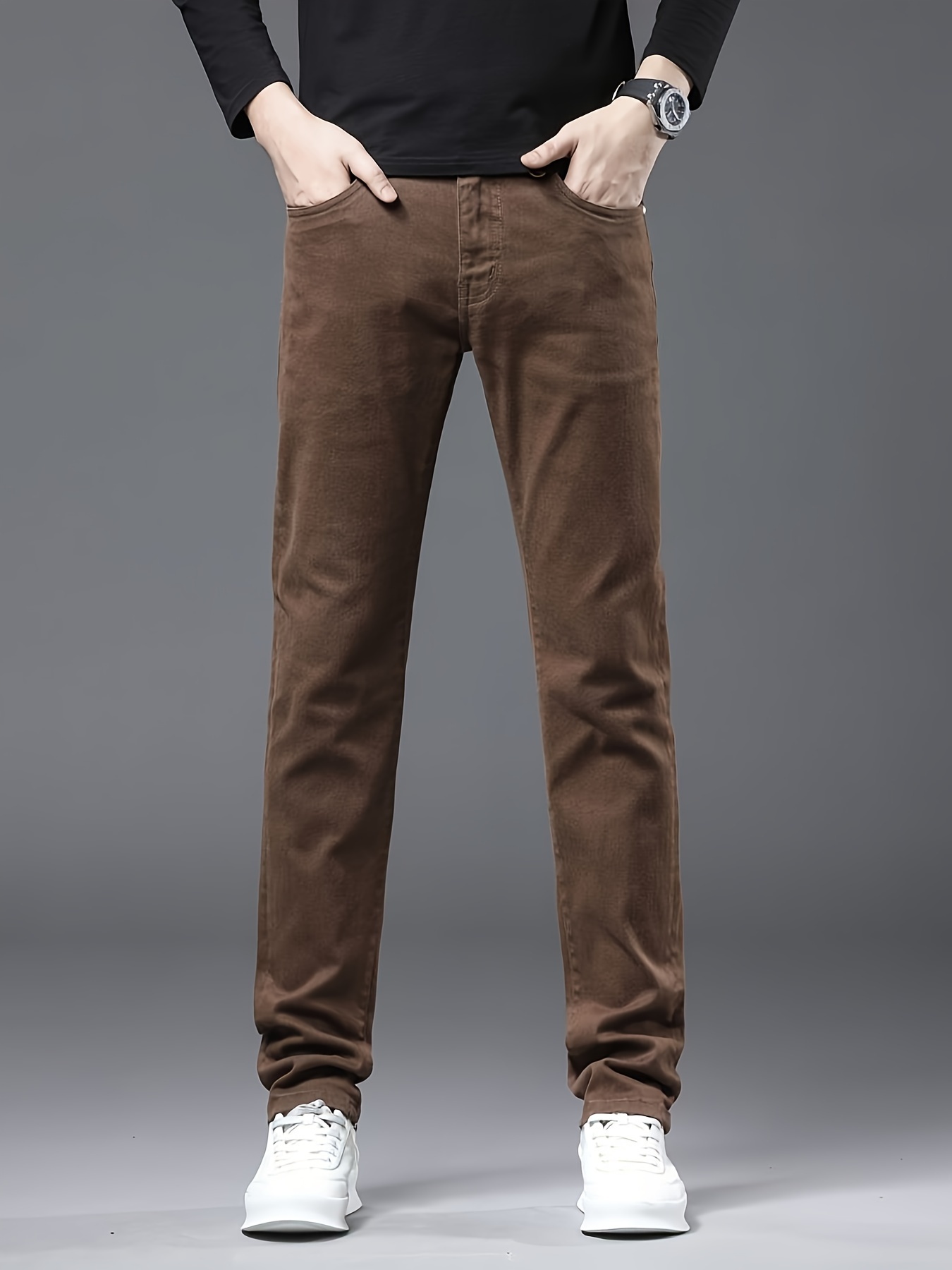 Brown Corduroy Jeans Outfits For Men (37 ideas & outfits)