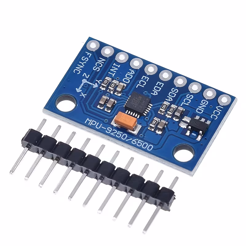 מודול חיישן imu תואם ל-mpu-9250/6500 עם 9-dof ו-i2c/spi - מעקב תנועה ב-9 (תאוצה/גירו/מגנטומטר/כיוון) לרובוטיקה, חינוך stem - תואם ל- , esp32, , פרטי מוצר 1