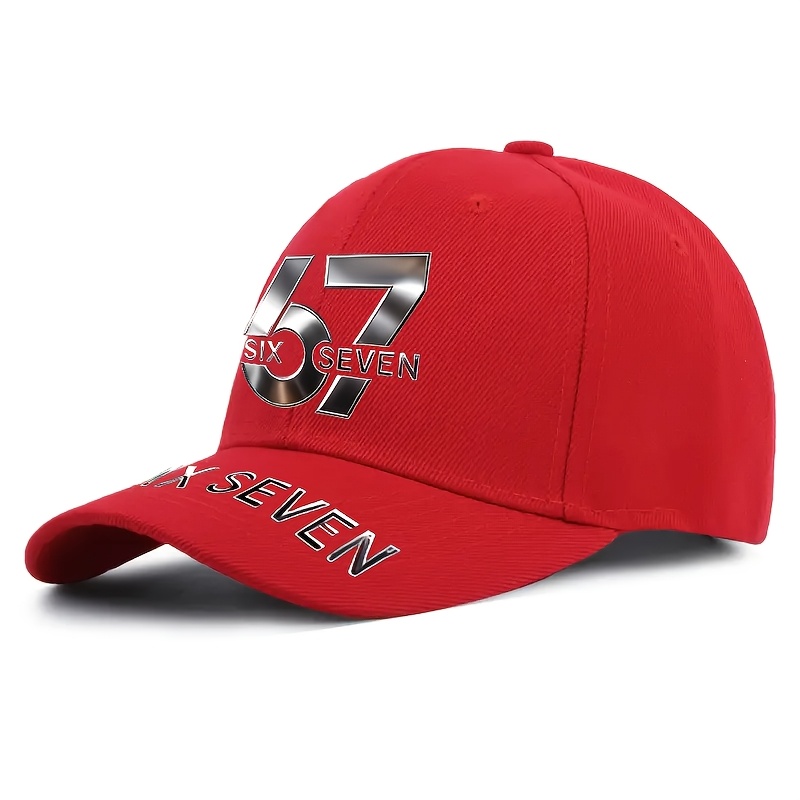 1pc/2pcs, Boné de Baseball com 67 Letras Impressas e Mala de Ombro 2