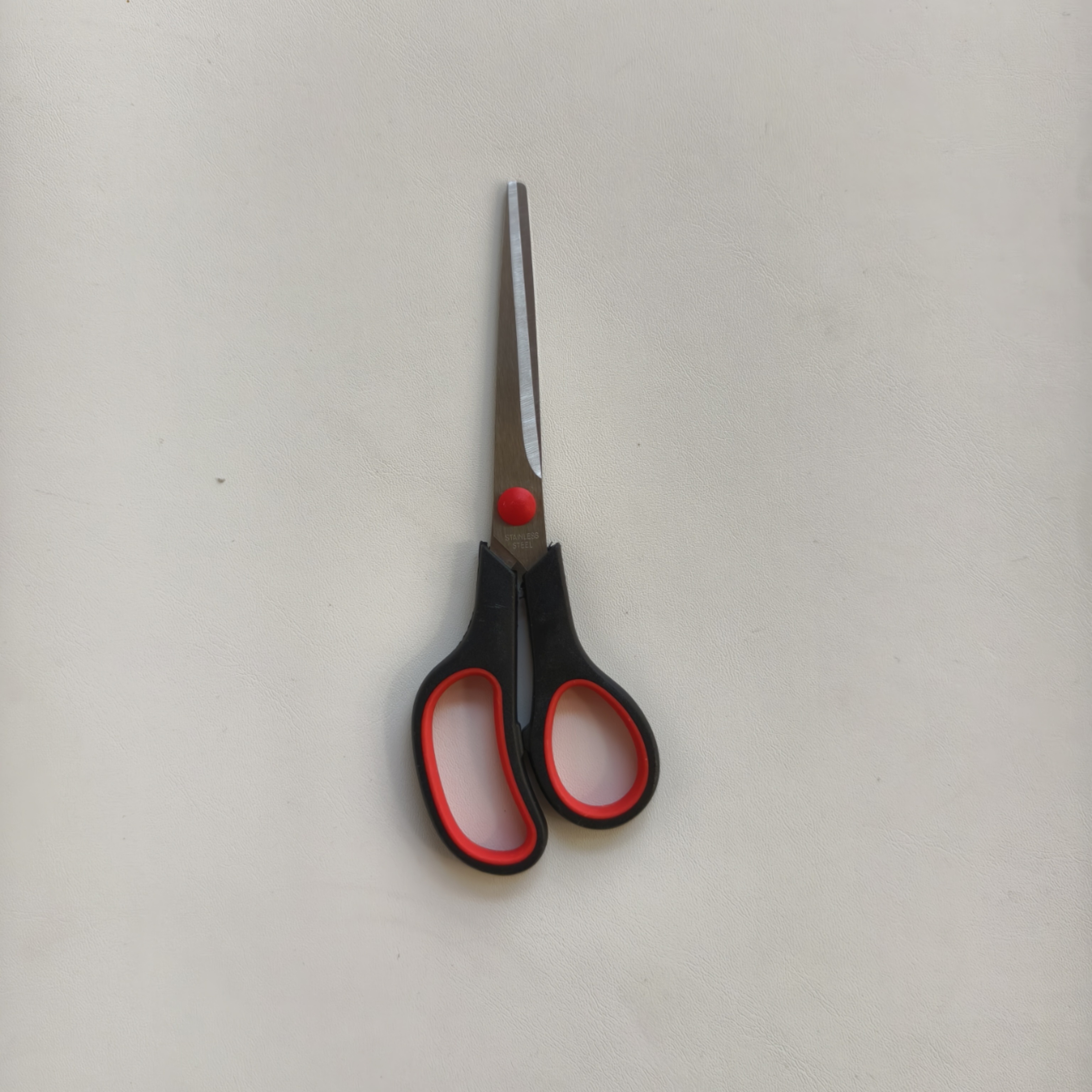 Image of 1pc Ultra- Steel Scissors - Multipurpose Office Shears With Comfort-grip Handles, Sturdy Craft Supplies For Right/ - Ideal For Household, Office, And Projects