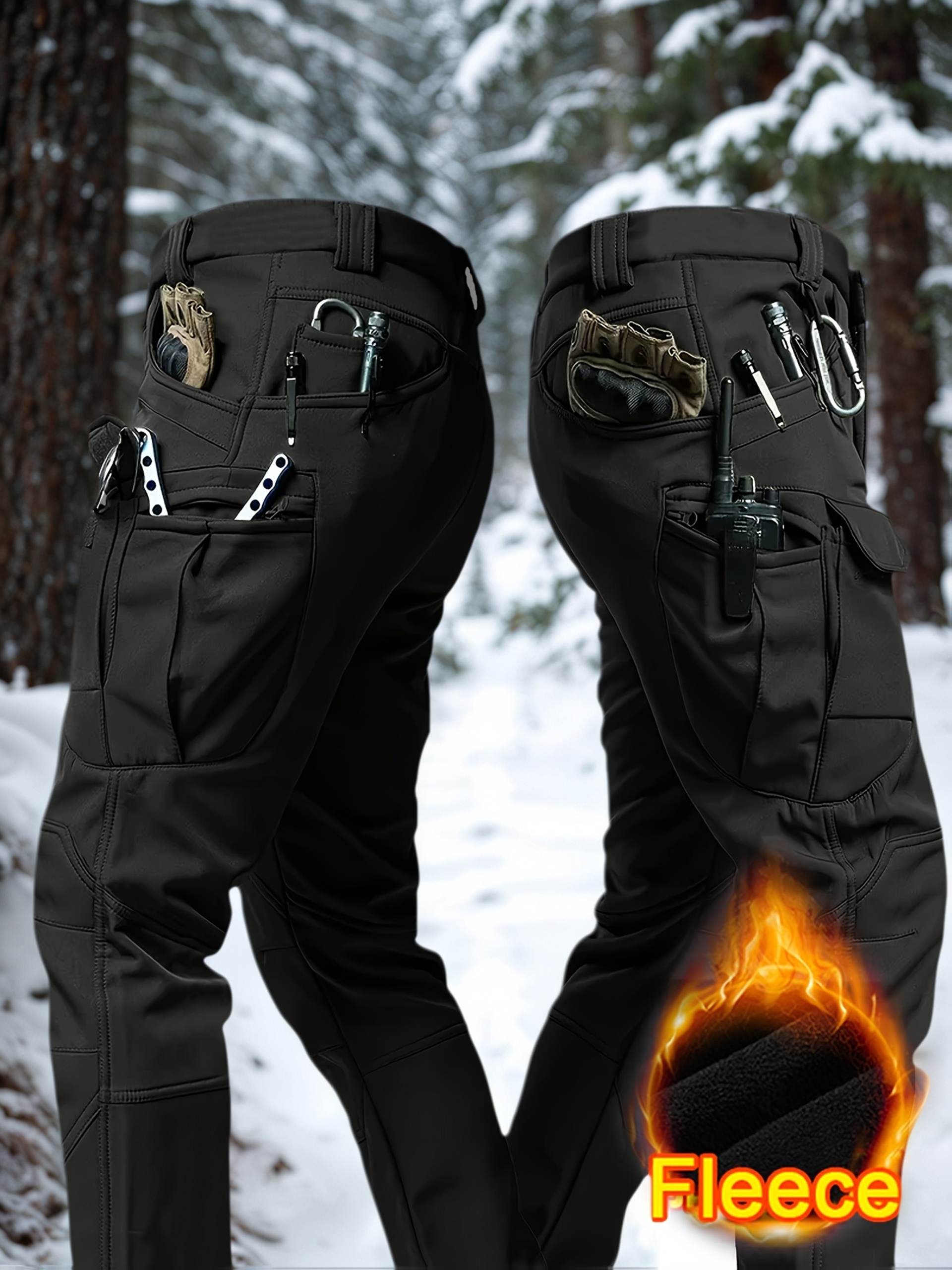 Wanderhose Damen Wasserdicht Arbeitshose Cargohose Produktbild-Vorschau 7
