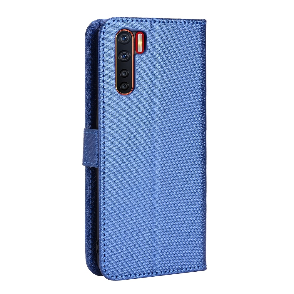 TEMU Phone Case - Suitable For Oppo A91/compatible With F15/compatible With Reno 3 Wallet Mobile Phone Case, With Card Slot, Flip Cover Protection,