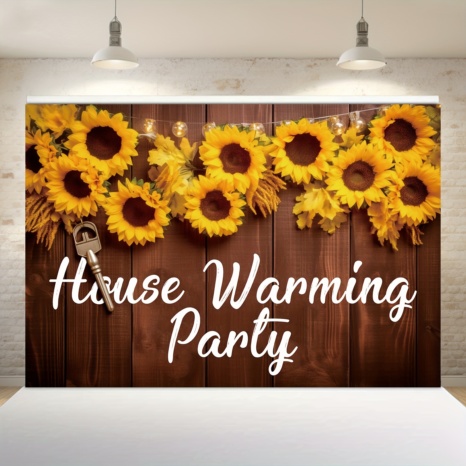 House Warming Party Decoration Home Sweet Home Banner Backdrop Photography  Key Shining Lights Background Pink Floral Wooden Floor Wedding Photo Booth  Props 70.8x43.3inches : : Health & Personal Care