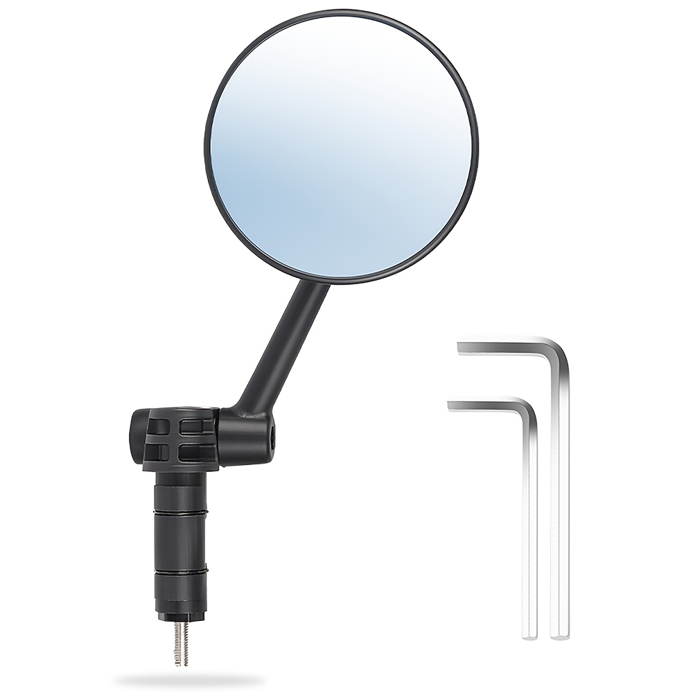 Fit For Bicycle Rearview Mirror - 360° Rotatable Convex Bike Mirror Suitable For Mountain//folding - Rear Visibility, Spot, Compact & Accessory (low Profile)